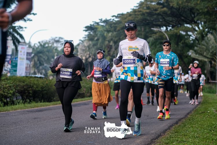 Race photo from Taman Budaya x BOGORUN 2025