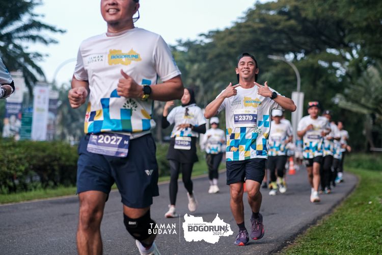 Race photo from Taman Budaya x BOGORUN 2025