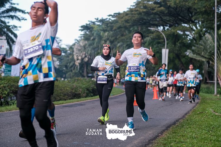 Race photo from Taman Budaya x BOGORUN 2025