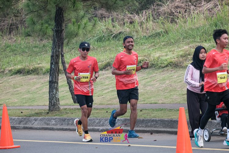 Race photo from CISANGKAN KBP CITY RUN 2025