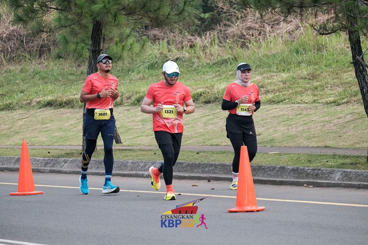 Race photo from CISANGKAN KBP CITY RUN 2025