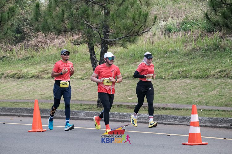 Race photo from CISANGKAN KBP CITY RUN 2025