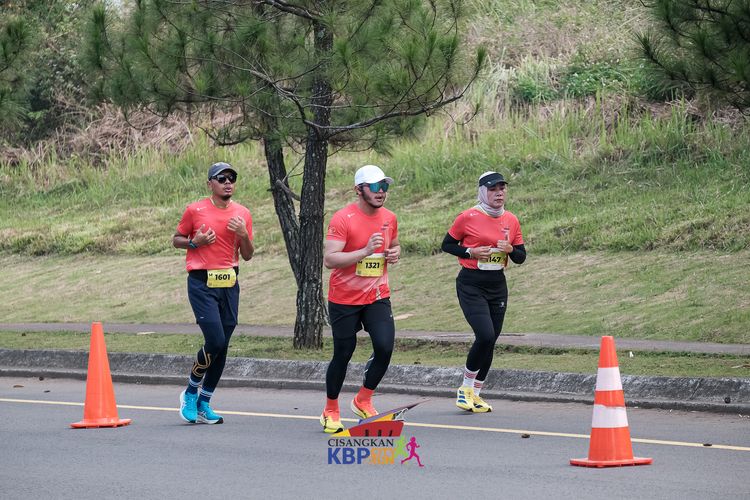 Race photo from CISANGKAN KBP CITY RUN 2025