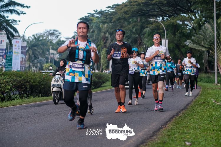 Race photo from Taman Budaya x BOGORUN 2025