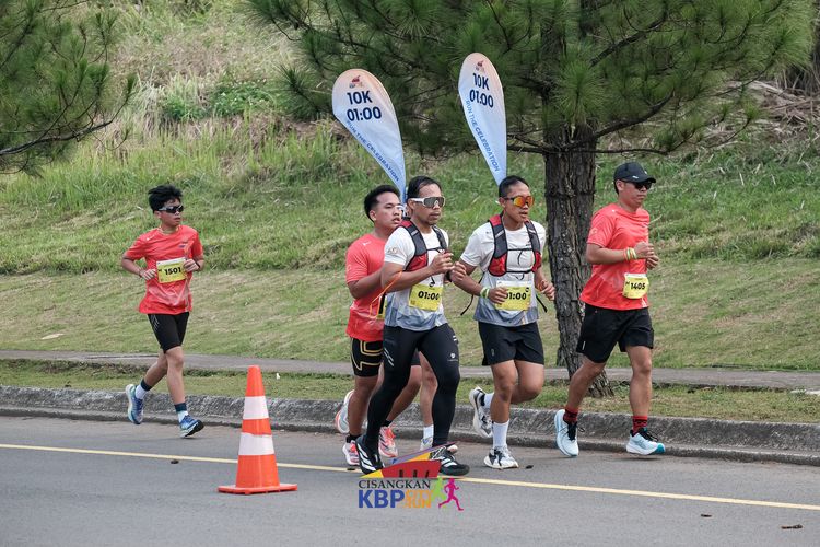 Race photo from CISANGKAN KBP CITY RUN 2025