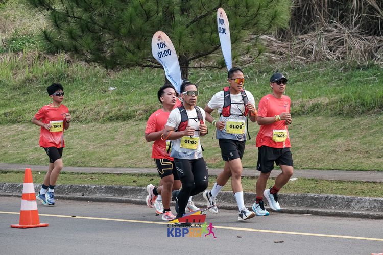 Race photo from CISANGKAN KBP CITY RUN 2025