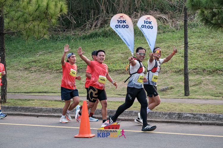 Race photo from CISANGKAN KBP CITY RUN 2025