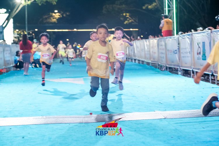 Race photo from CISANGKAN KBP CITY RUN 2025