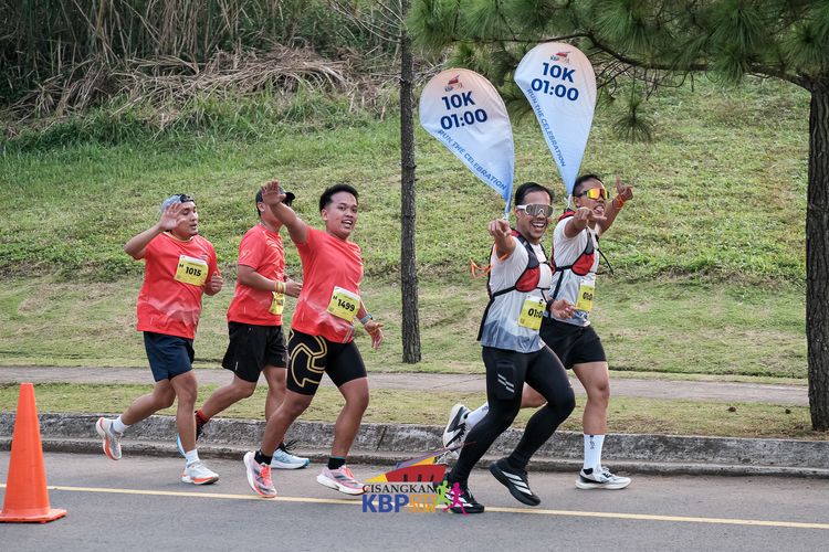 Race photo from CISANGKAN KBP CITY RUN 2025