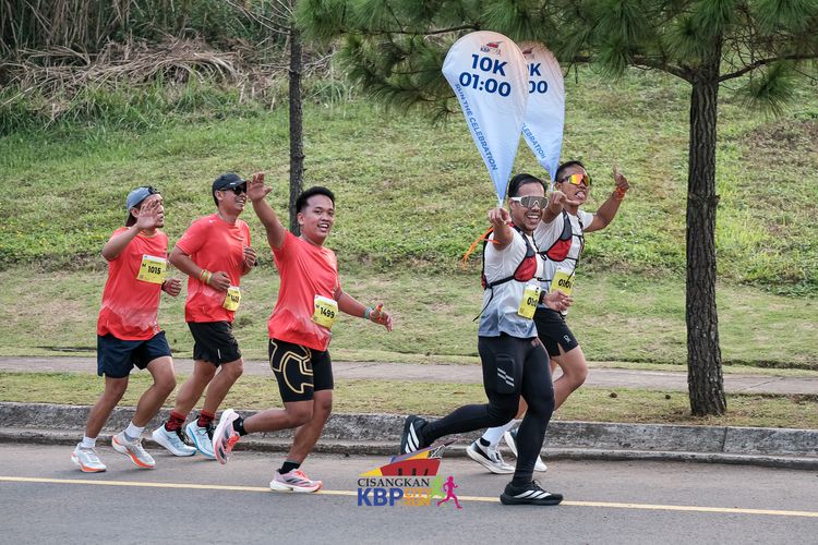 Race photo from CISANGKAN KBP CITY RUN 2025