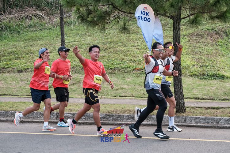 Race photo from CISANGKAN KBP CITY RUN 2025