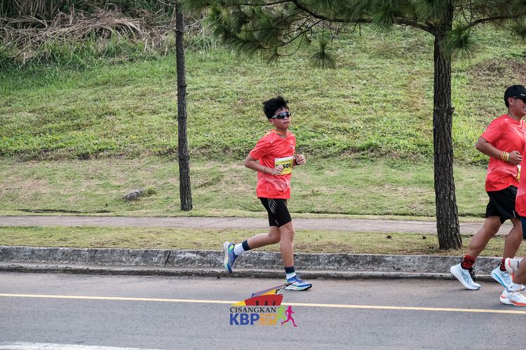 Race photo from CISANGKAN KBP CITY RUN 2025