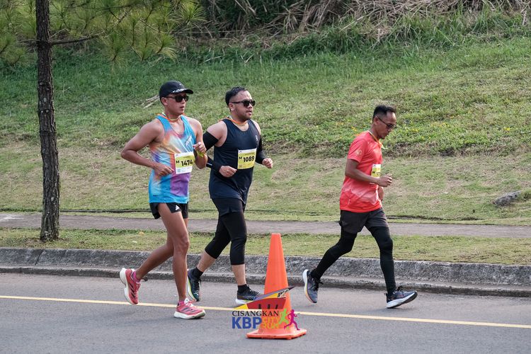 Race photo from CISANGKAN KBP CITY RUN 2025