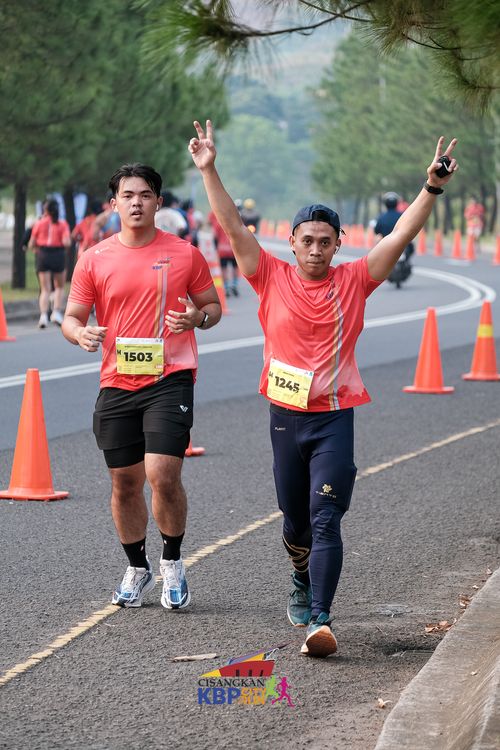 Race photo from CISANGKAN KBP CITY RUN 2025