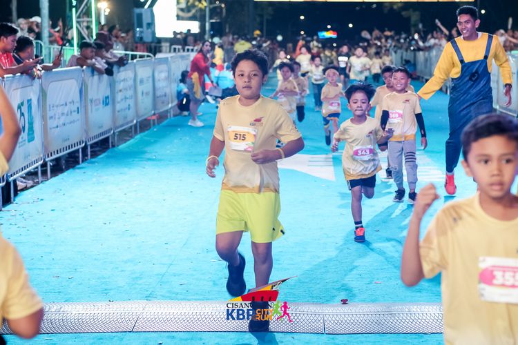 Race photo from CISANGKAN KBP CITY RUN 2025