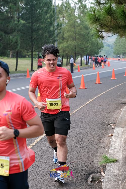 Race photo from CISANGKAN KBP CITY RUN 2025