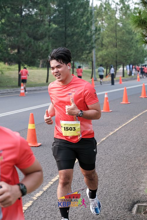 Race photo from CISANGKAN KBP CITY RUN 2025