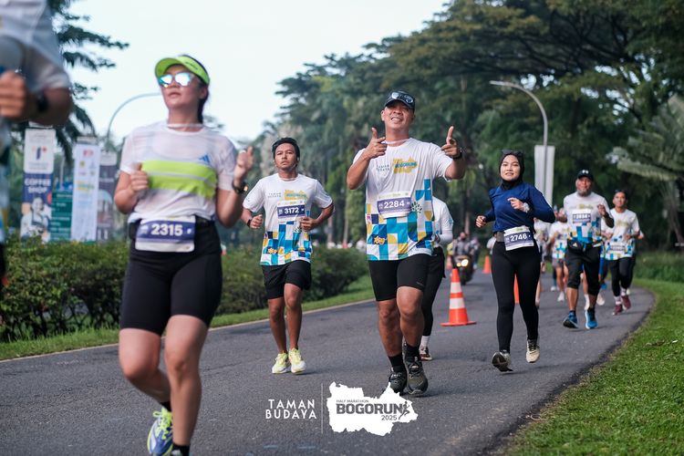 Race photo from Taman Budaya x BOGORUN 2025