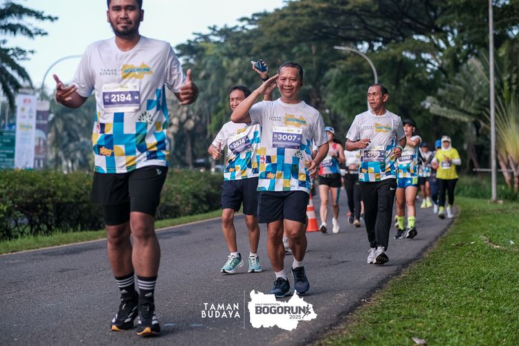 Race photo from Taman Budaya x BOGORUN 2025