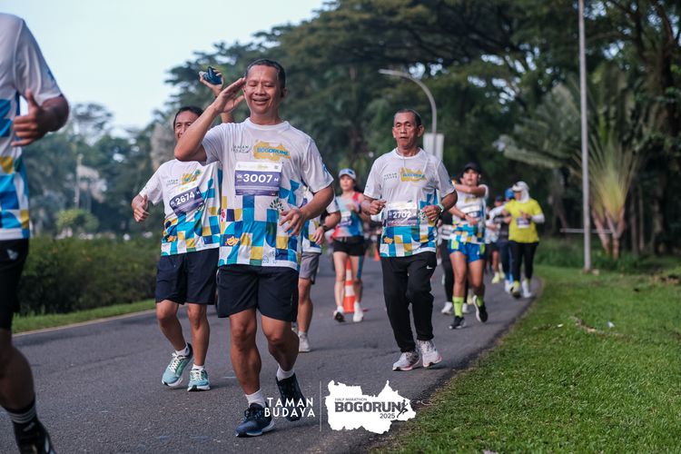 Race photo from Taman Budaya x BOGORUN 2025