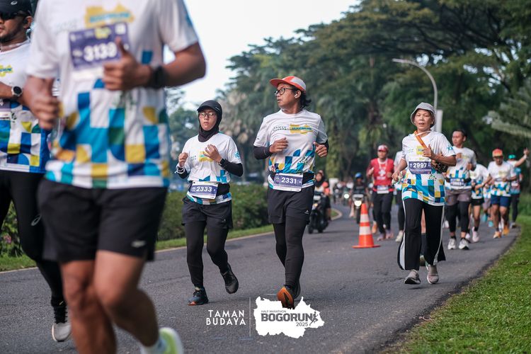 Race photo from Taman Budaya x BOGORUN 2025