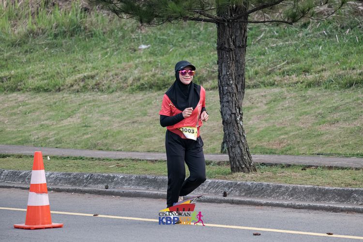 Race photo from CISANGKAN KBP CITY RUN 2025