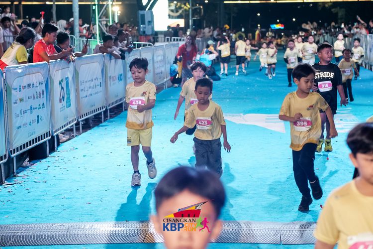 Race photo from CISANGKAN KBP CITY RUN 2025