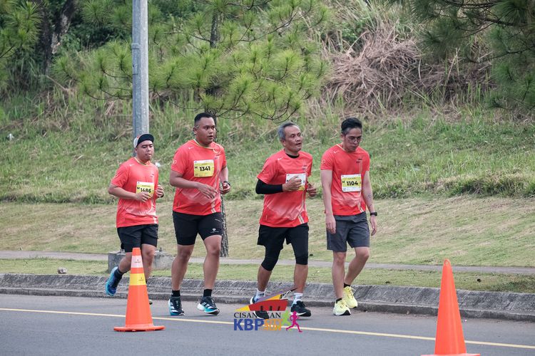 Race photo from CISANGKAN KBP CITY RUN 2025