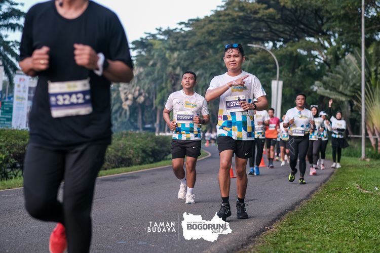 Race photo from Taman Budaya x BOGORUN 2025