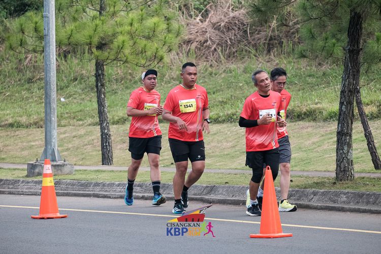Race photo from CISANGKAN KBP CITY RUN 2025
