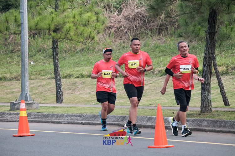 Race photo from CISANGKAN KBP CITY RUN 2025