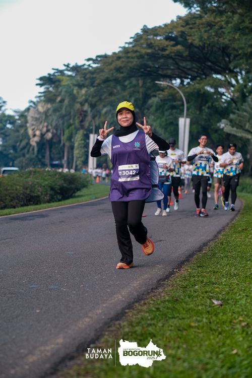 Race photo from Taman Budaya x BOGORUN 2025