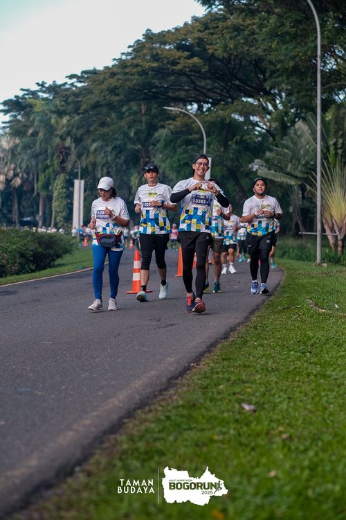 Race photo from Taman Budaya x BOGORUN 2025