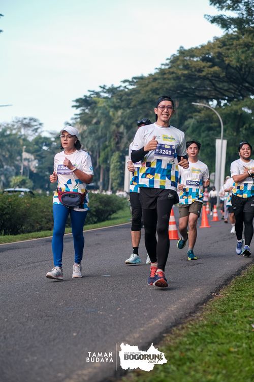 Race photo from Taman Budaya x BOGORUN 2025