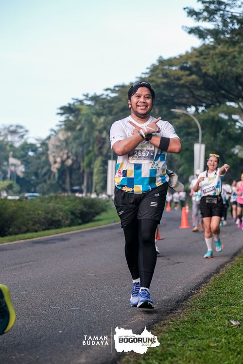 Race photo from Taman Budaya x BOGORUN 2025