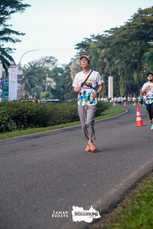 Race photo from Taman Budaya x BOGORUN 2025