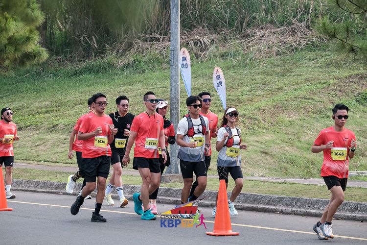 Race photo from CISANGKAN KBP CITY RUN 2025
