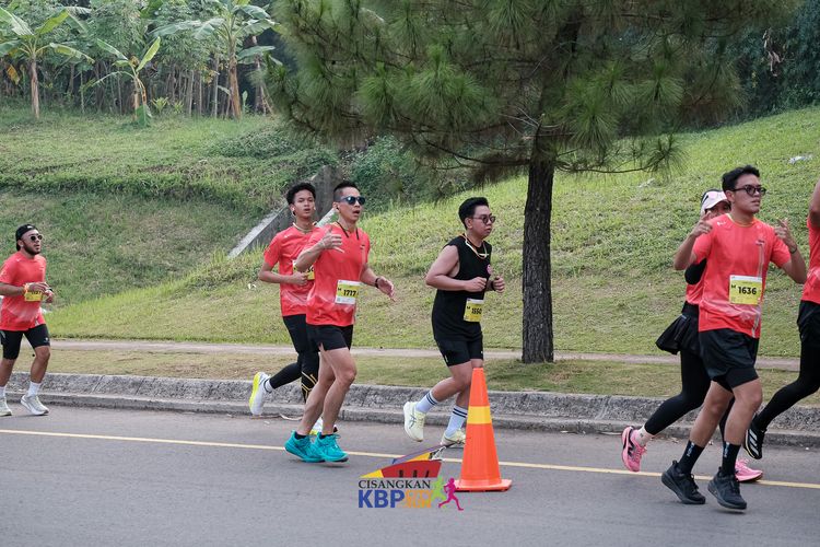 Race photo from CISANGKAN KBP CITY RUN 2025