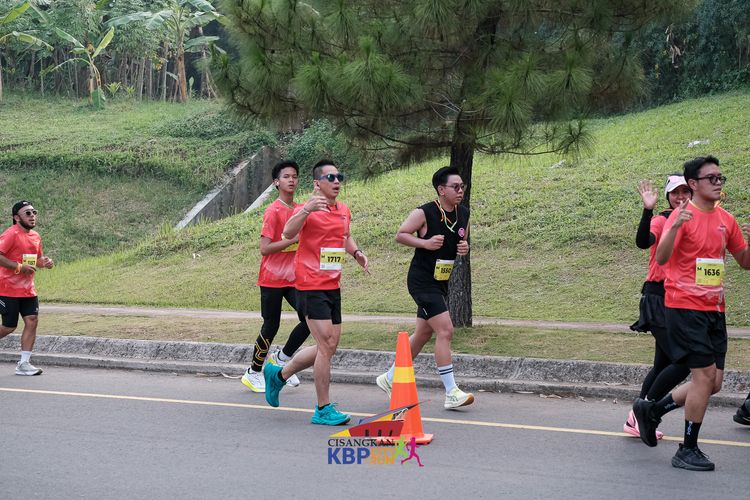 Race photo from CISANGKAN KBP CITY RUN 2025