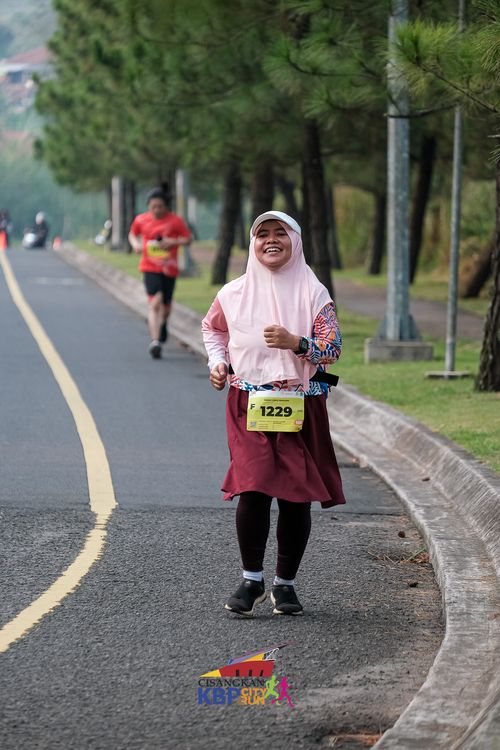 Race photo from CISANGKAN KBP CITY RUN 2025