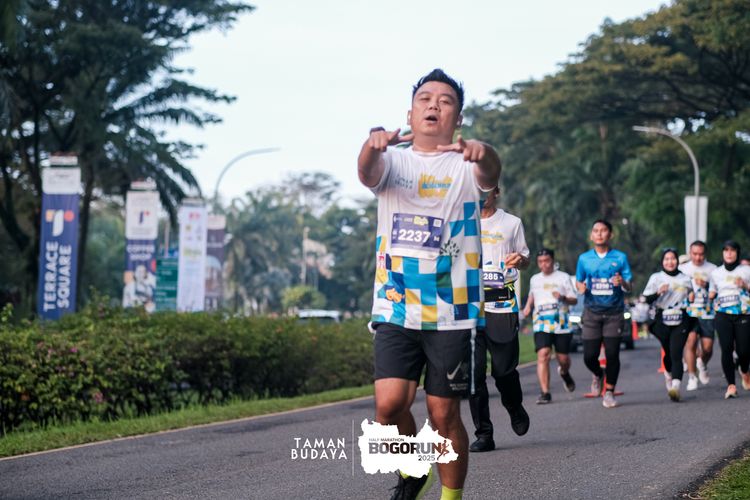Race photo from Taman Budaya x BOGORUN 2025