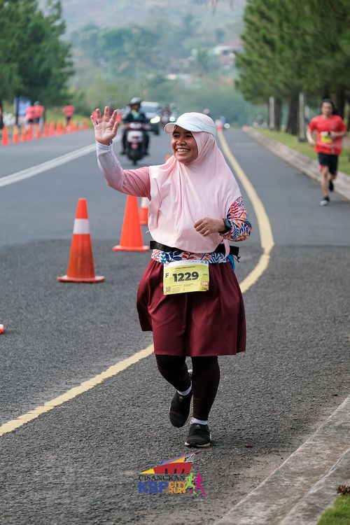 Race photo from CISANGKAN KBP CITY RUN 2025