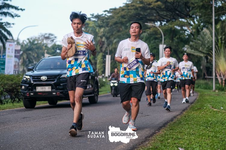 Race photo from Taman Budaya x BOGORUN 2025