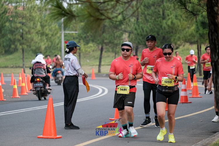 Race photo from CISANGKAN KBP CITY RUN 2025