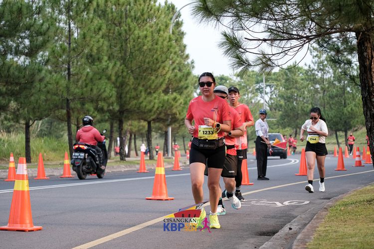 Race photo from CISANGKAN KBP CITY RUN 2025