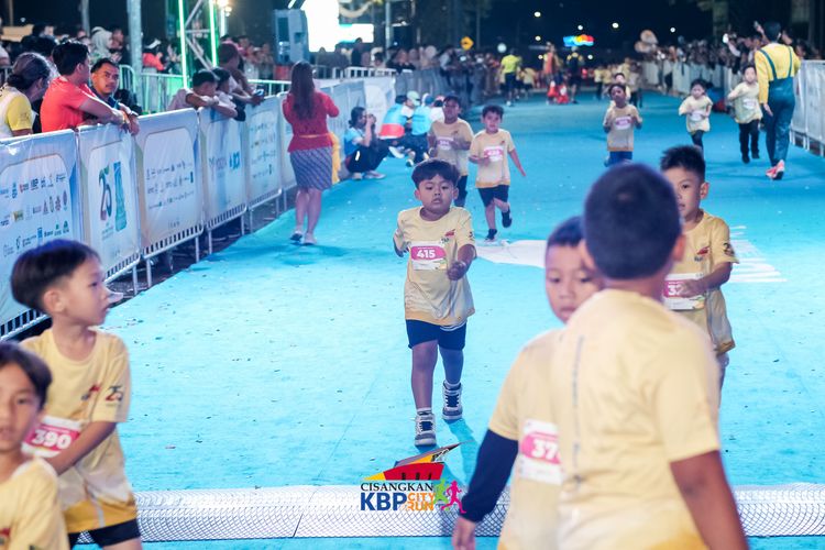 Race photo from CISANGKAN KBP CITY RUN 2025