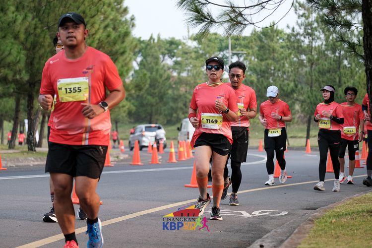 Race photo from CISANGKAN KBP CITY RUN 2025