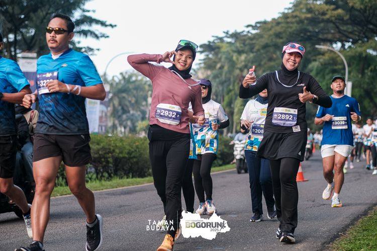 Race photo from Taman Budaya x BOGORUN 2025