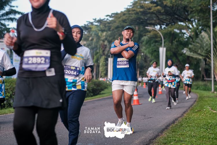 Race photo from Taman Budaya x BOGORUN 2025