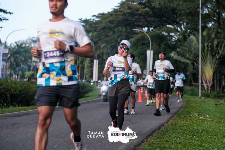 Race photo from Taman Budaya x BOGORUN 2025